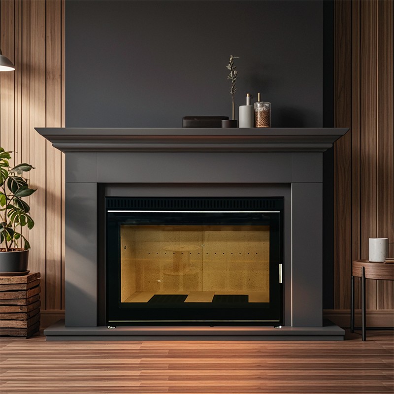 KYCFT001 European Style High-End Embedded Wood Burning Fireplace